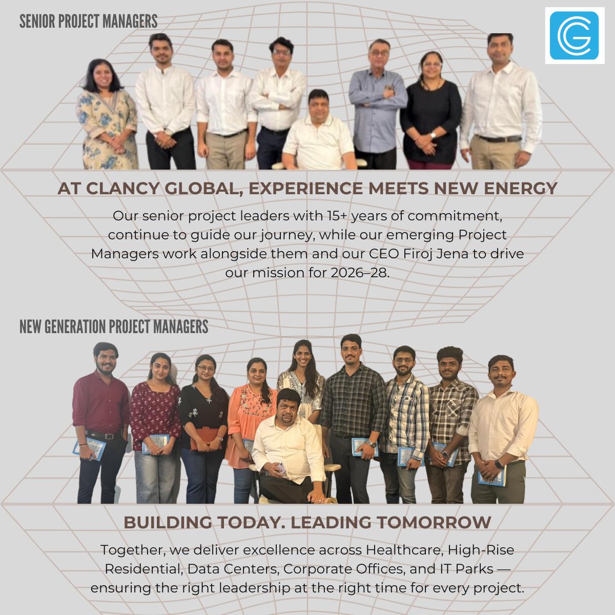 Clancy Global senior and new generation project management team